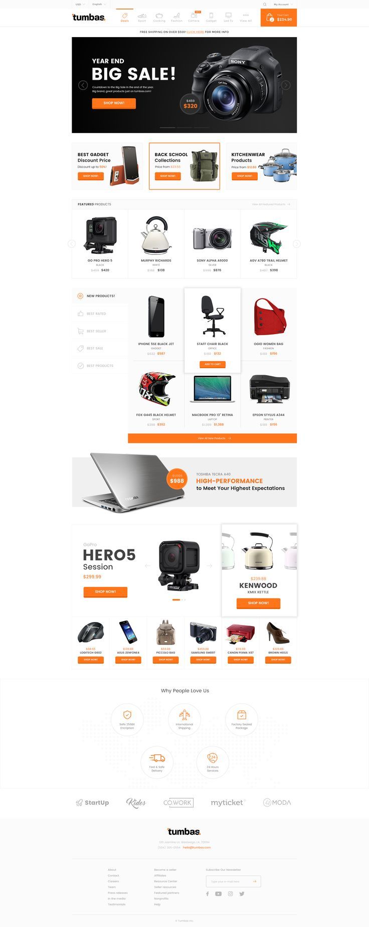 Tumbas - eCommerce PSD Template by peterdraw