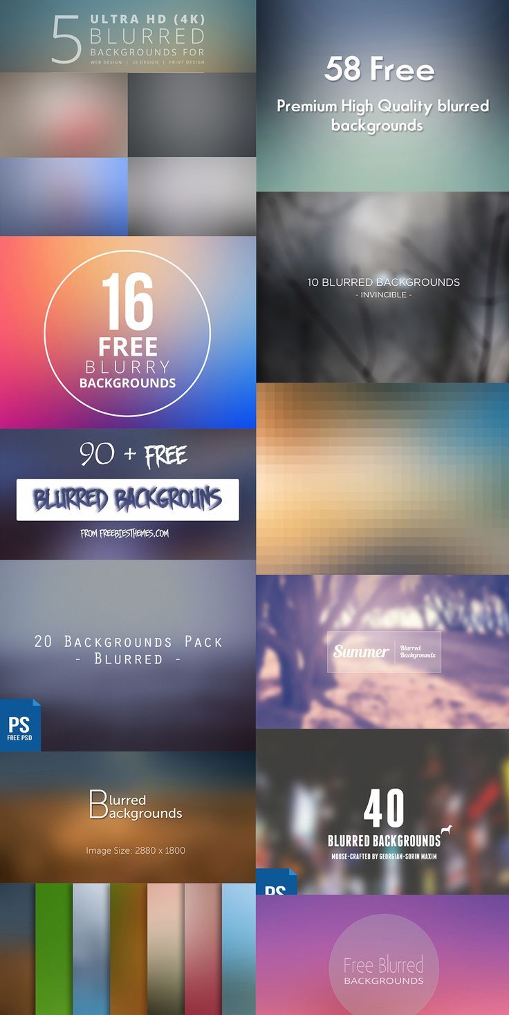 27+ Free Blurred Background Packs